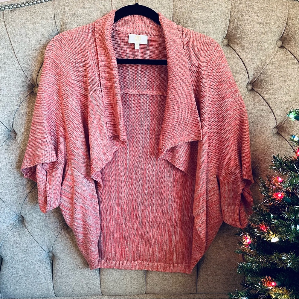 Liz Lange red knit shrug medium